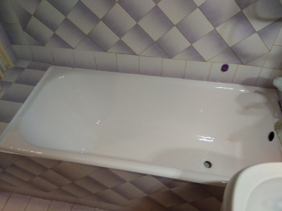 Восстановление покрытия чугунной ванны Одесса